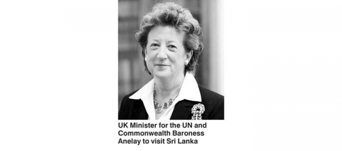 UK Minister for UN and Commonwealth Baroness Anelay to visit Sri Lanka