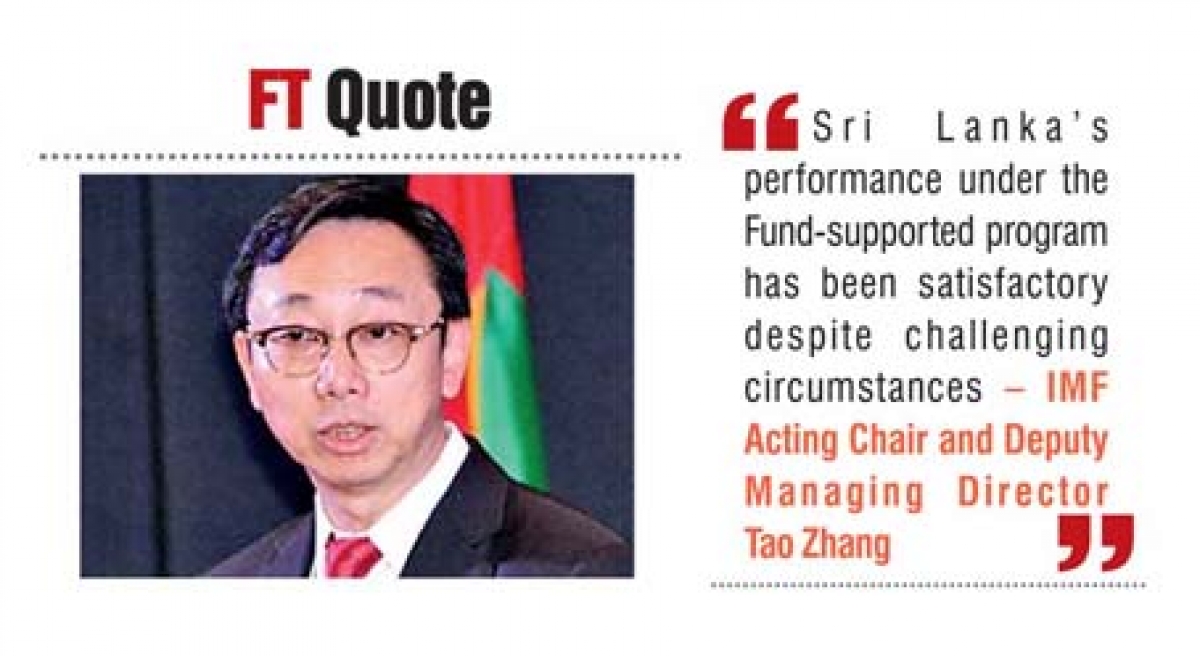 IMF satisfied with Sri Lanka; releases $ 162 m more